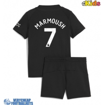 Manchester City Omar Marmoush #7 Replica Away Minikit 2025-26 Short Sleeve (+ pants)